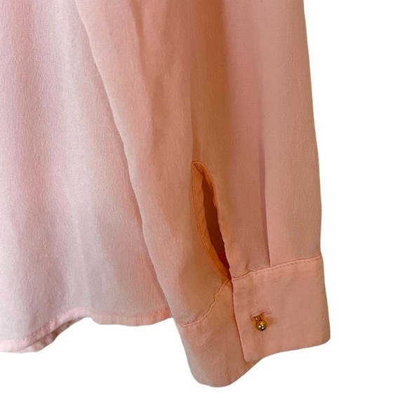 Club Monaco Women's 100% Silk Button Down Blouse- Size Small - Picture 5 of 8
